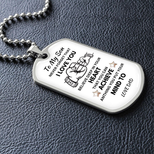 Never Forget - Son Dog Tag
