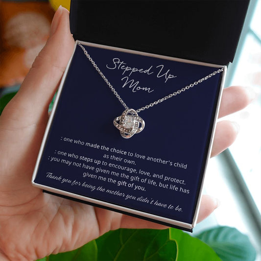 Stepped Up Mom - Love Knot Necklace