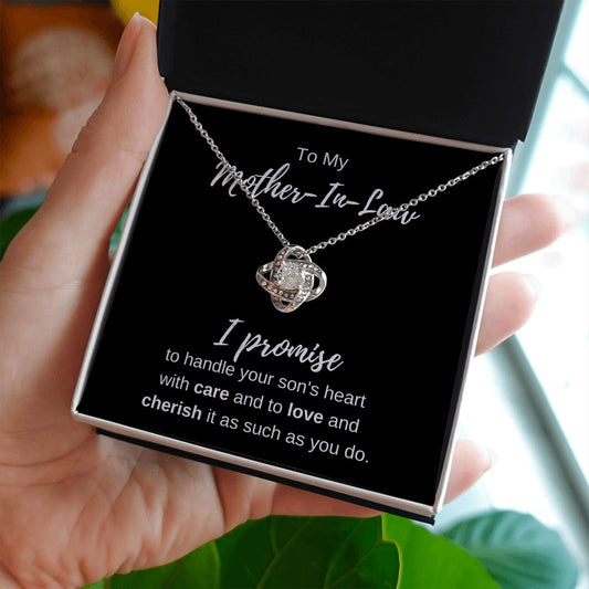 Mother-In-Law I Promise - Love Knot Necklace 💞