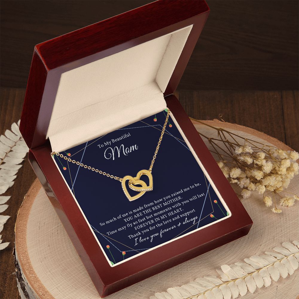 Beautiful Mom - Interlocking Hearts Necklace π