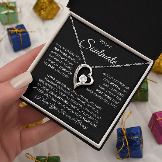 To My Soulmate - Forever Love Necklace