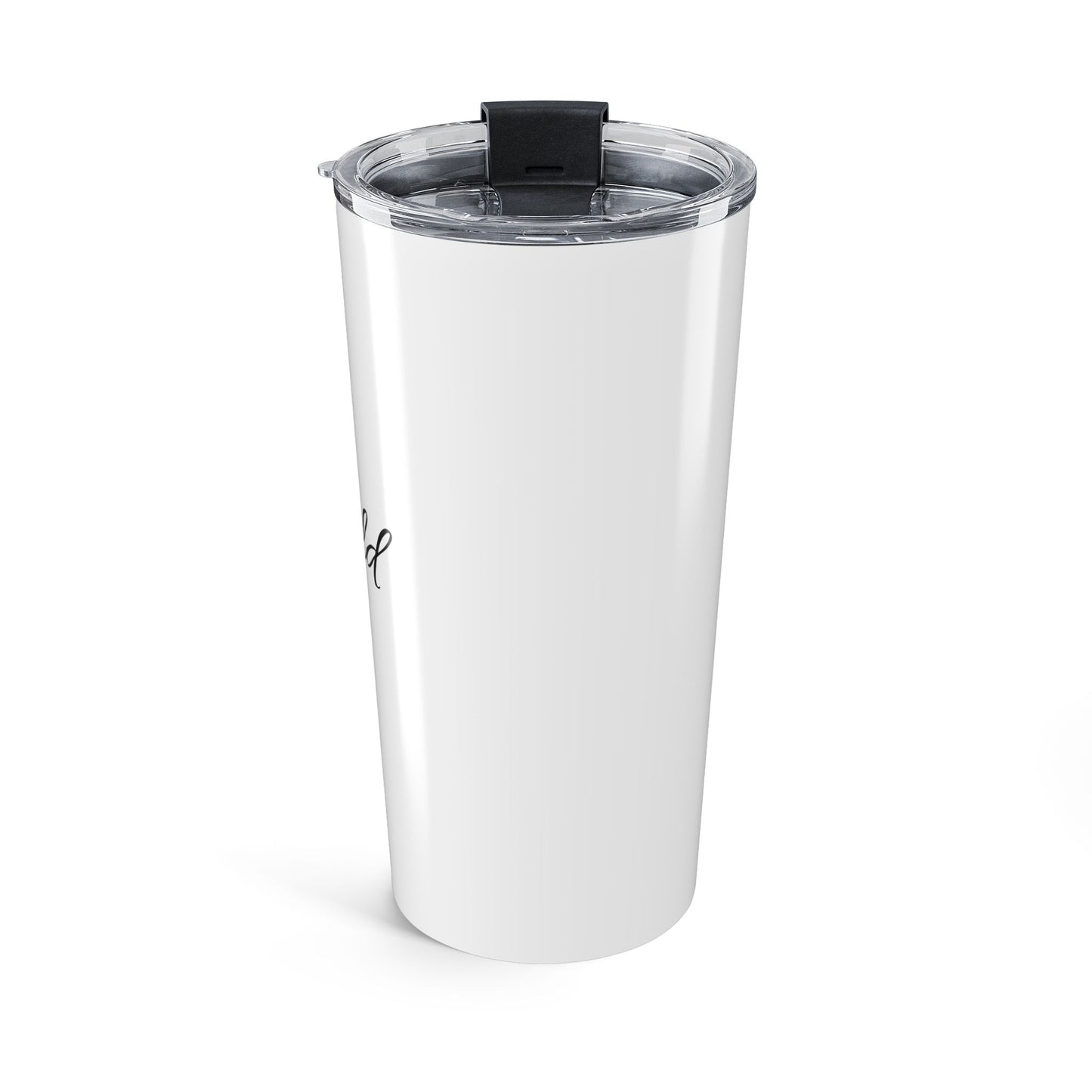 Inspirational 20oz Tumbler — “She Believed She Could So She Did” Stainless Travel Cup