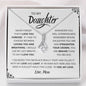 To My Daughter Feel My Love - Alluring Beauty Necklace🥰