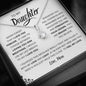 To My Daughter Feel My Love - Alluring Beauty Necklace🥰