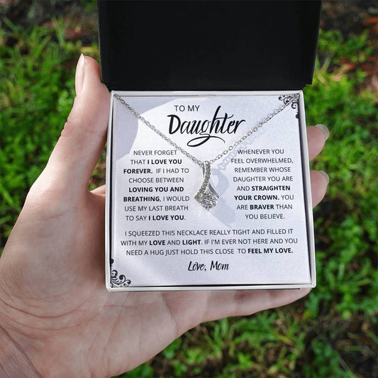 To My Daughter Feel My Love - Alluring Beauty Necklace🥰