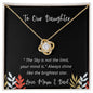 To Our Daughter - The Sky Is Not the Limit Love Knot Necklace🥰❤