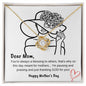 Dear Mom You're A Blessing - Love Knot Necklace 🥰