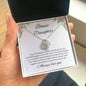 Bonus Daughter Our Hearts Make Us Family Forever - Love Knot Necklace 🥰