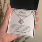 Bonus Daughter Our Hearts Make Us Family Forever - Love Knot Necklace 🥰