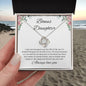 Bonus Daughter Our Hearts Make Us Family Forever - Love Knot Necklace 🥰