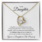 You're A Daughter To Be Proud Of - Forever Love Necklace 💕