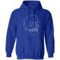 Skeleton Face Pullover Hoodies