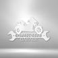 Trike Shop Monogram - Steel Sign