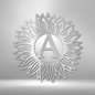 Sunflower Initial - Steel Sign
