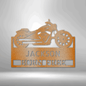 Moto Shop Monogram - Steel Sign