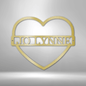 Mother's Love Monogram - Steel Sign