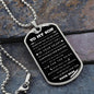 Aim For the Skies - Dog Tag Necklace