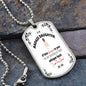 My Badass Daughter - Dog Tag