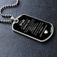 Dad HFD - Dog Tag Necklace