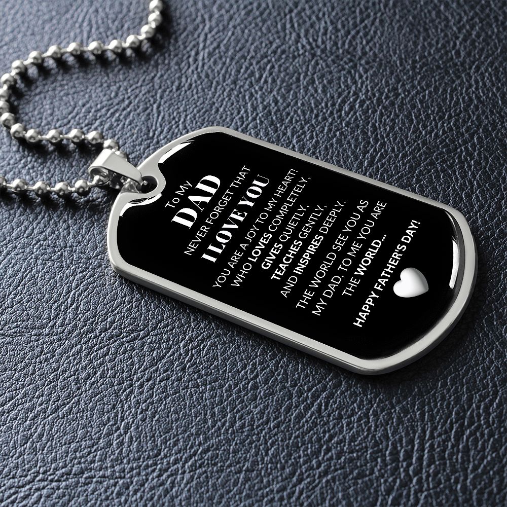 Dad HFD - Dog Tag Necklace