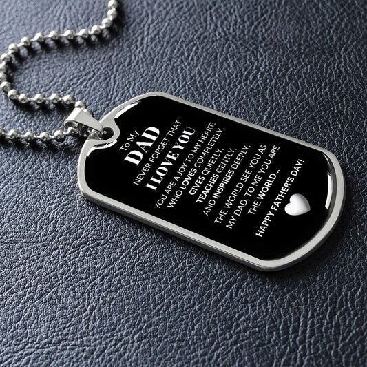Dad HFD - Dog Tag Necklace