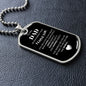 My Dad Is Everything - Dog Tag Necklace