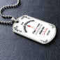 Badass Daughter From Mom - Dog Tag