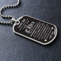 An Incredible Blessing—Son Dog Tag Necklace