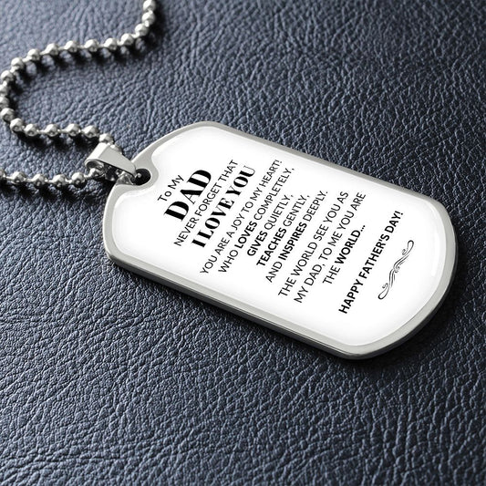 Dad HFD - Dog Tag Necklace