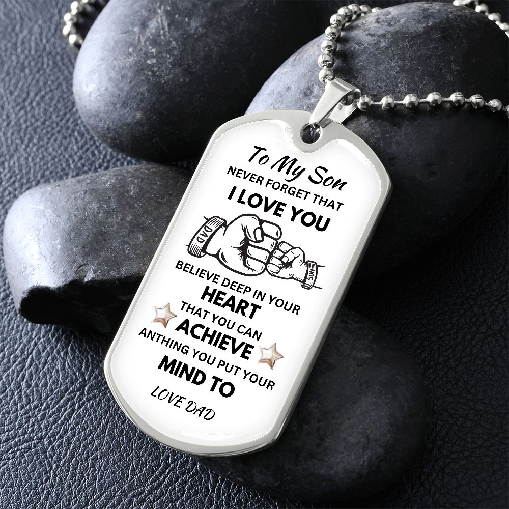 Never Forget - Son Dog Tag
