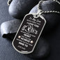 Believe Deep in Your Heart—Son Dog Tag Necklace