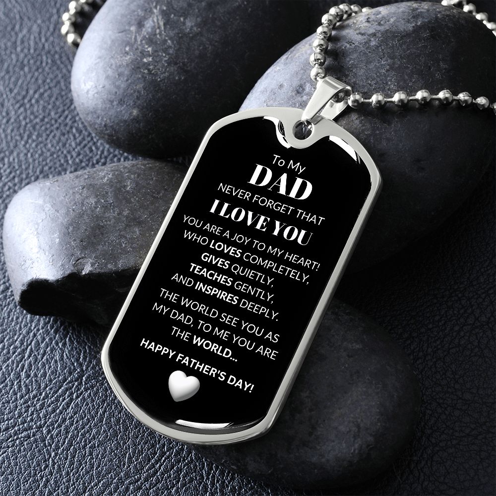 Dad HFD - Dog Tag Necklace