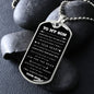 Aim For the Skies - Dog Tag Necklace