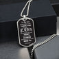Believe Deep In Your Heart - Son Dog Tag Necklace
