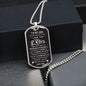 An Incredible Blessing—Son Dog Tag Necklace