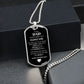 Dad HFD - Dog Tag Necklace