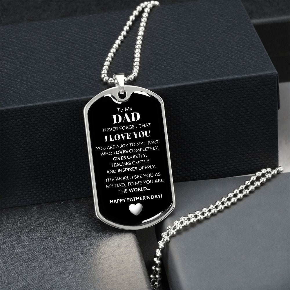 Dad HFD - Dog Tag Necklace