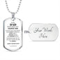 Dad HFD - Dog Tag Necklace