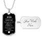 Dad HFD - Dog Tag Necklace