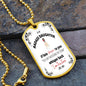 My Badass Daughter - Dog Tag