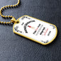 Badass Daughter From Mom - Dog Tag
