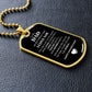 Dad HFD - Dog Tag Necklace