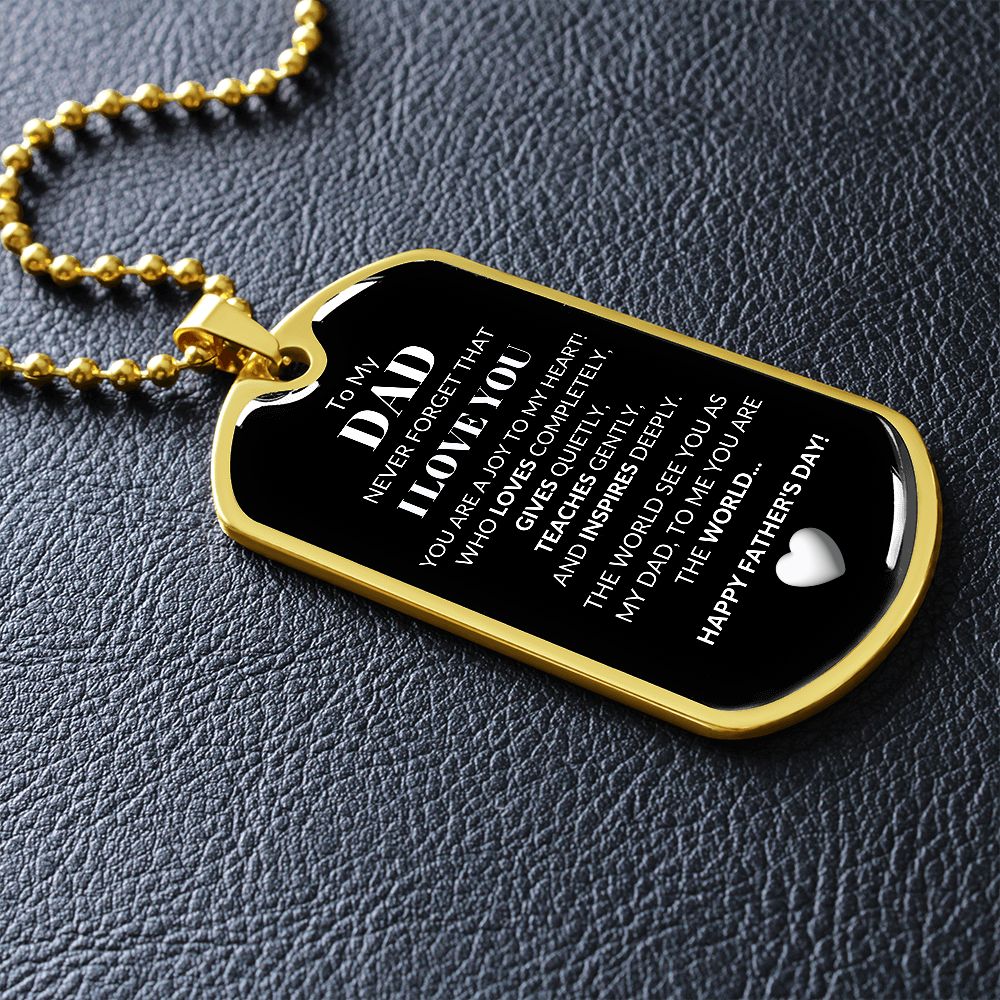 Dad HFD - Dog Tag Necklace