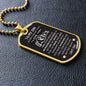 An Incredible Blessing—Son Dog Tag Necklace