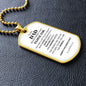 Dad HFD - Dog Tag Necklace