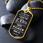 Believe Deep in Your Heart—Son Dog Tag Necklace