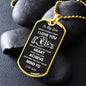 Believe Deep In Your Heart - Son Dog Tag Necklace