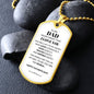 Dad HFD - Dog Tag Necklace