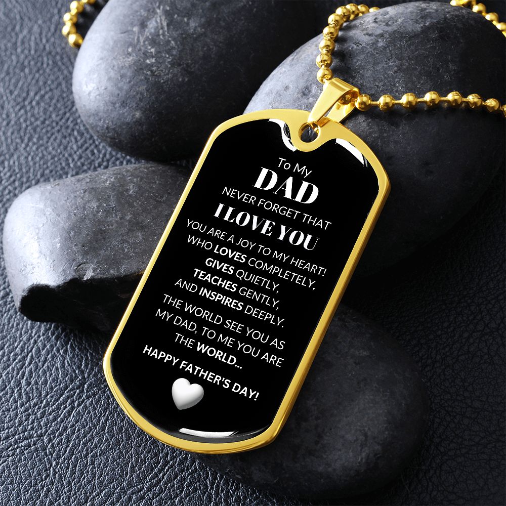 Dad HFD - Dog Tag Necklace