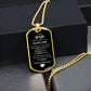 Dad HFD - Dog Tag Necklace